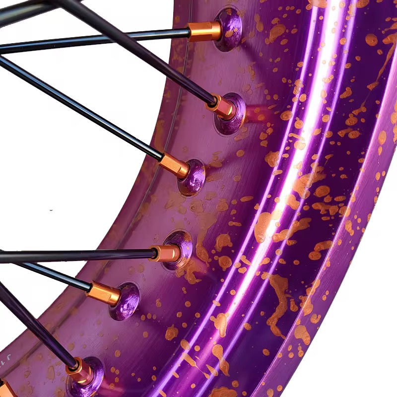 BI-COLOR "SPLASH" SUPERMOTARD RIMS 100% CUSTOMIZABLE - WheelX