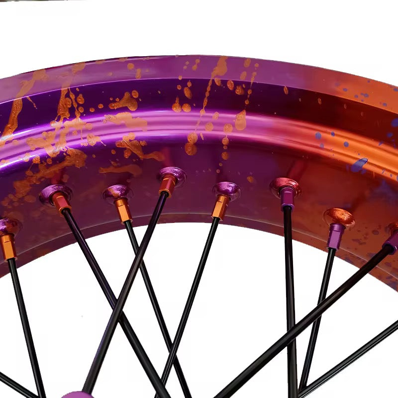 BI-COLOR "SPLASH" SUPERMOTARD RIMS 100% CUSTOMIZABLE - WheelX