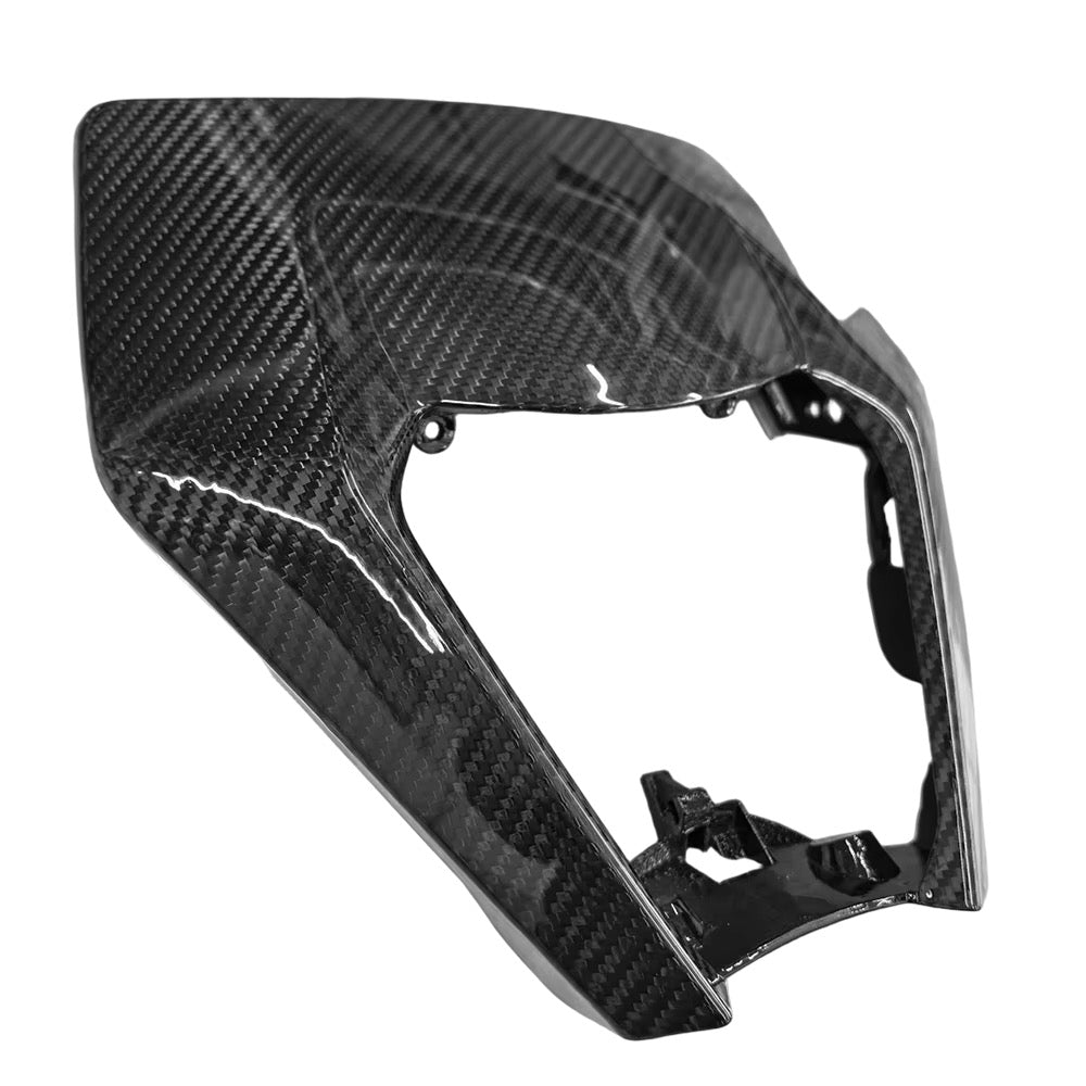 Plaque phare KTM EXC Carbone
