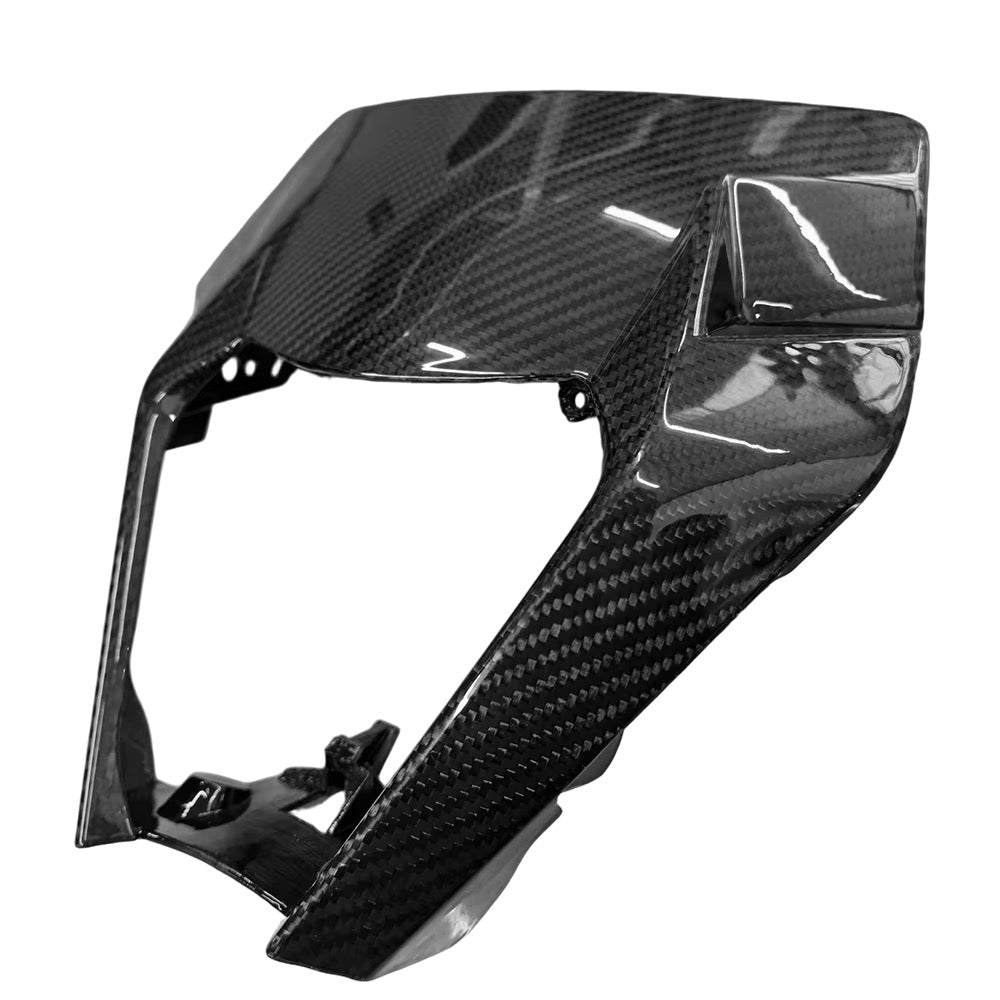 Plaque phare KTM EXC Carbone