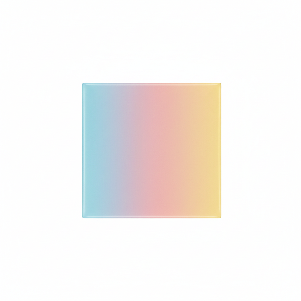 Couleur Rainbow - bleu clair rose jaune